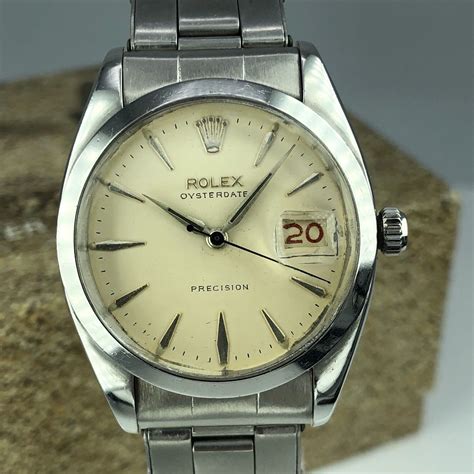 rolex oyster date precision circa 1960s|rolex oysterdate precision 6694 price.